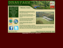 Tablet Screenshot of dinas-farm.co.uk